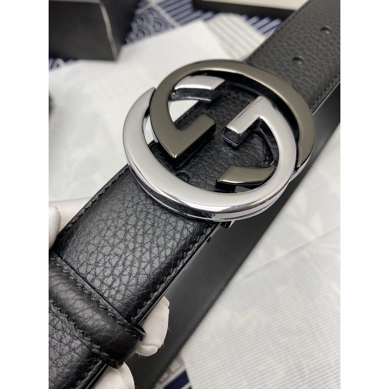 G*u*i double g logo leather belt