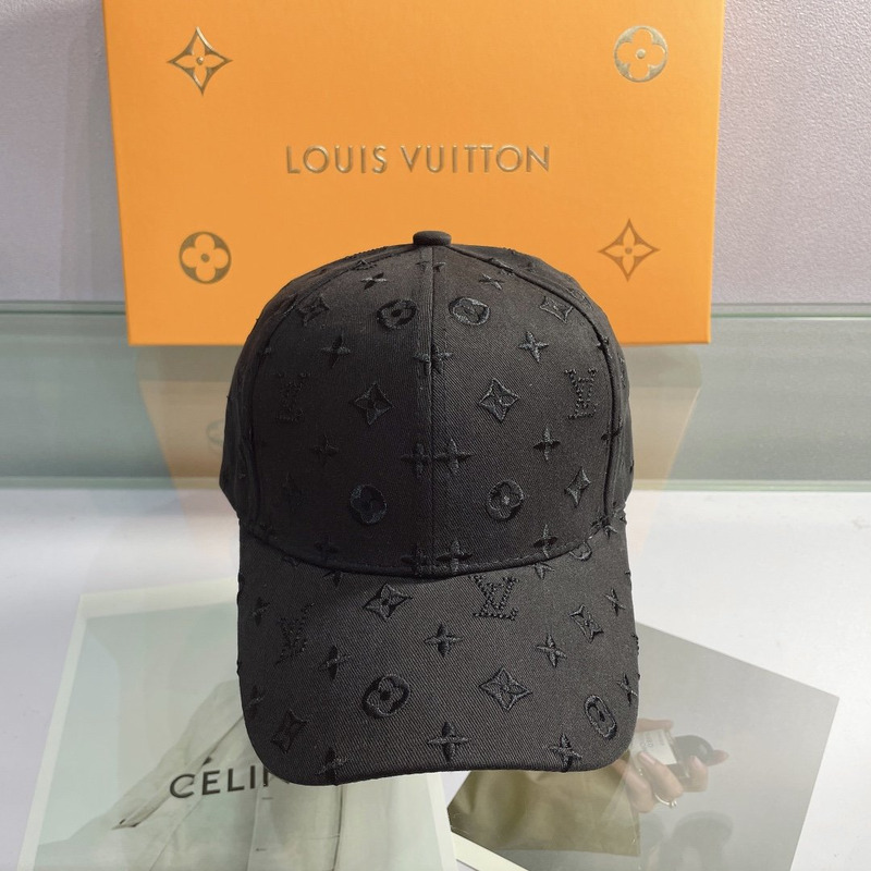 l**is V*t*n embossed monogram hat black