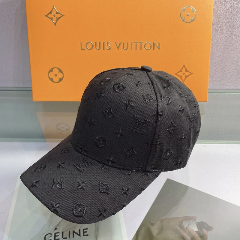 l**is V*t*n embossed monogram hat black