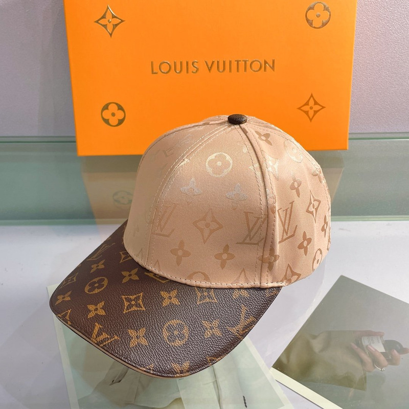 l**is V*t*n monogram print hat khaki