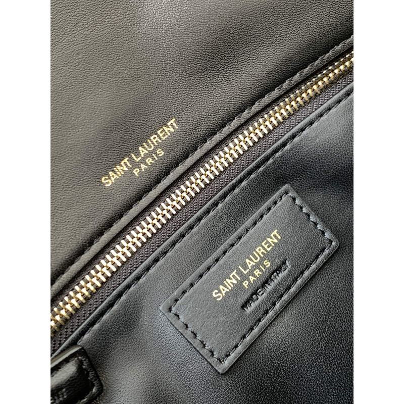 Saint Laurent Kate 99 Quilted Leather Shoulder Bag Black