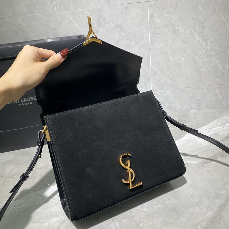 Saint Laurent Cassandra Mini Top Handle Bag In Grain De Poudre Eobossed Leather 578000