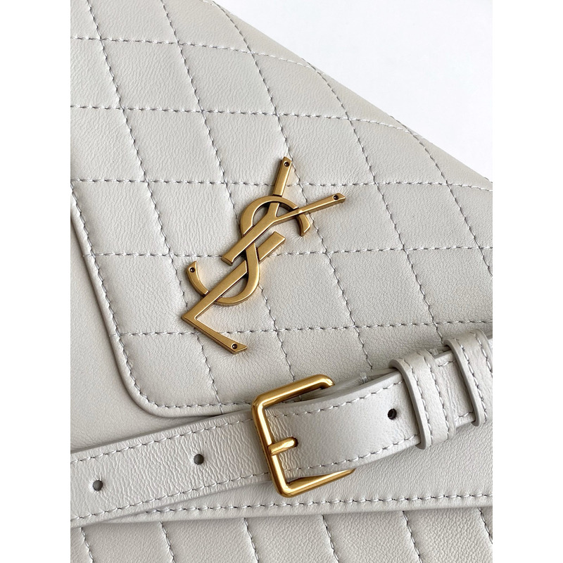 Saint Laurent Saint Laurent ysl gaby quilted quilted bag White