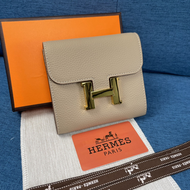 H**mes women''s belt bag gold buckle grey