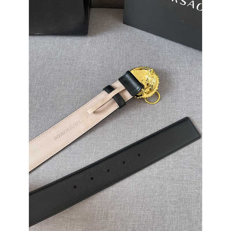 Versace Lion Leather Belt