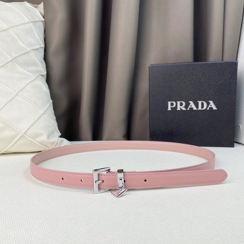 Pra*a women''s leather belt pink