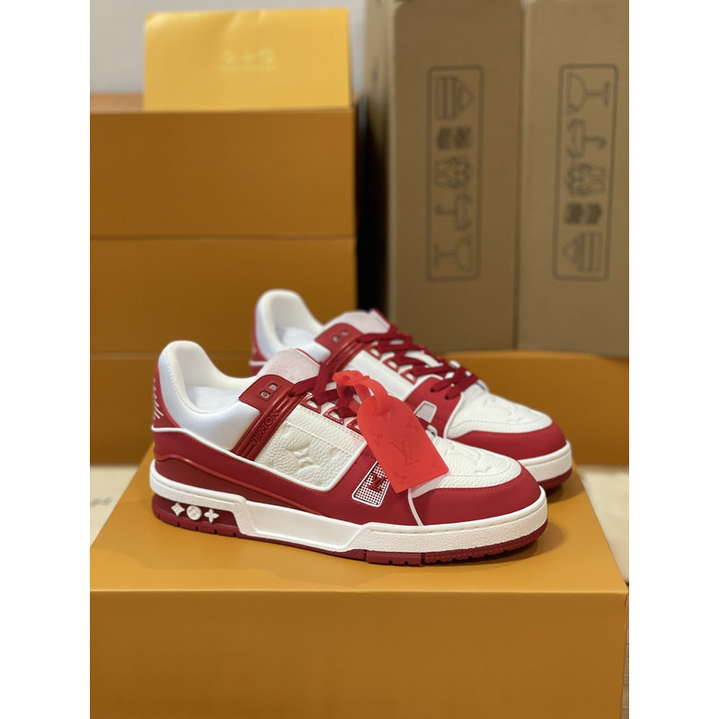 l**is V*t*n trainer sneaker low red white