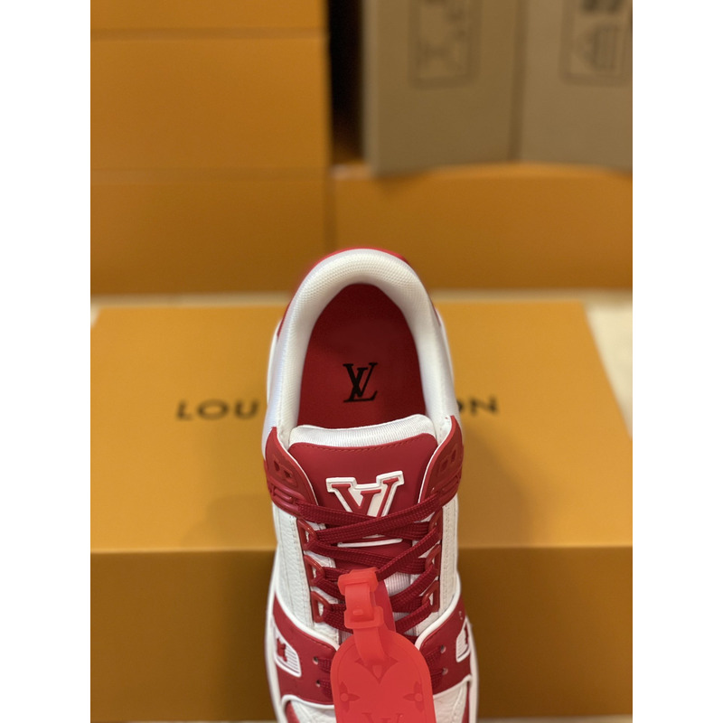 l**is V*t*n trainer sneaker low red white