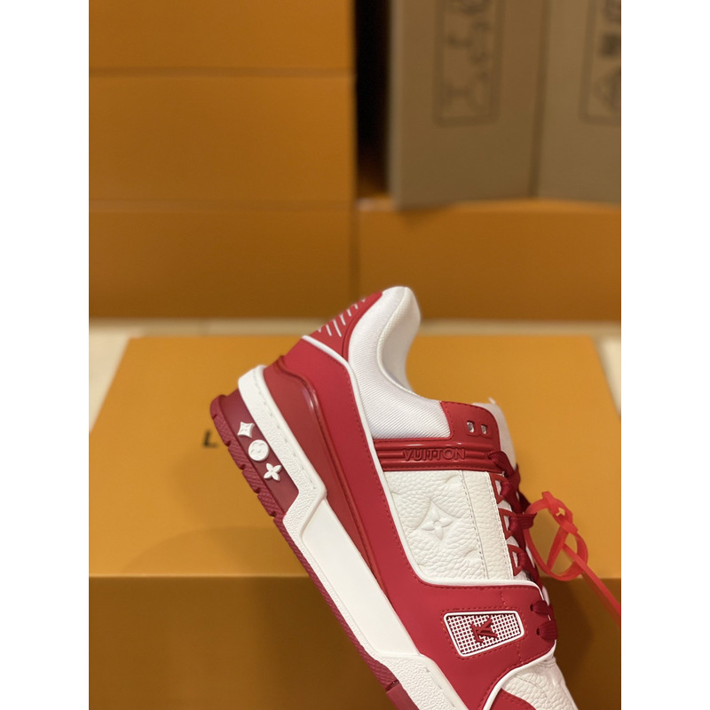 l**is V*t*n trainer sneaker low red white