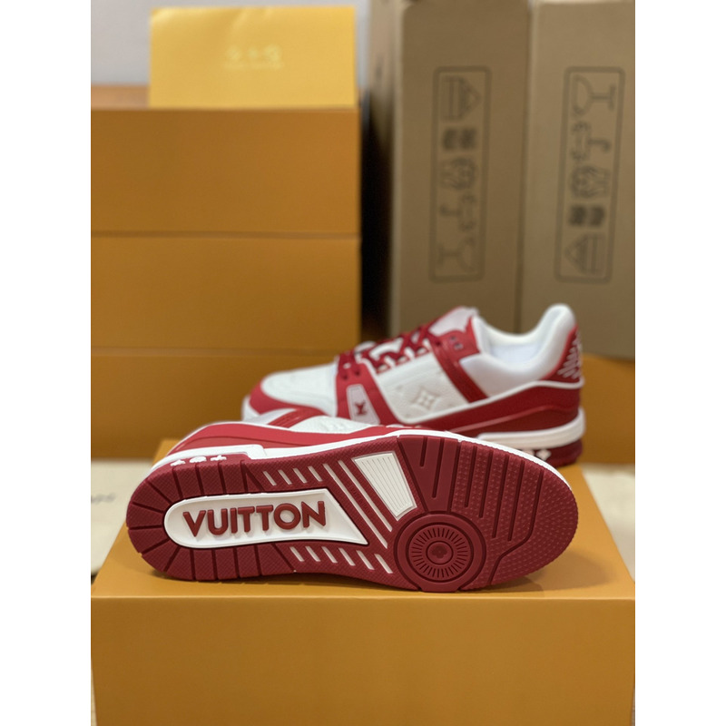 l**is V*t*n trainer sneaker low red white