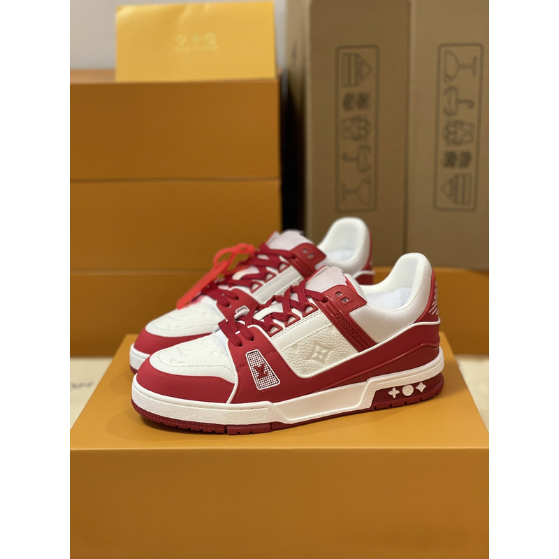 l**is V*t*n trainer sneaker low red white