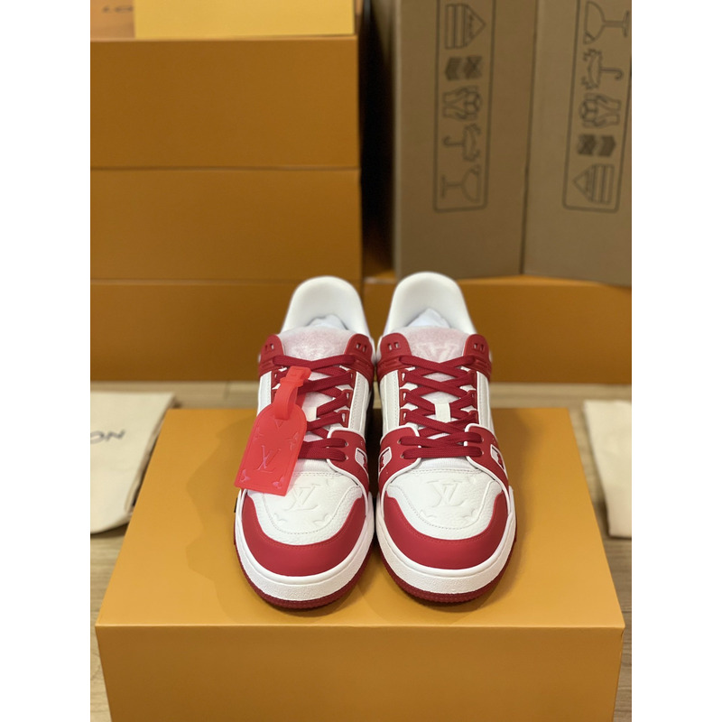 l**is V*t*n trainer sneaker low red white