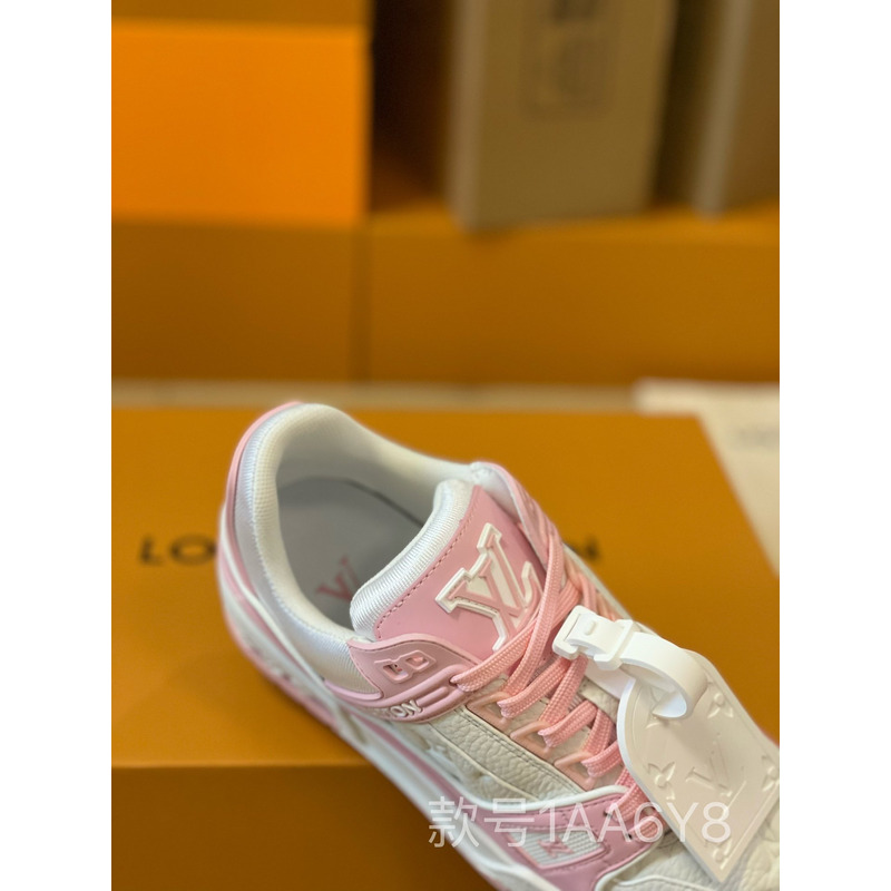 l**is V*t*n trainer sneaker low white pink