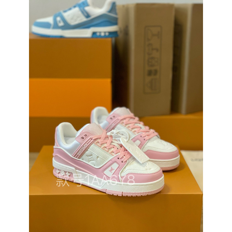 l**is V*t*n trainer sneaker low white pink