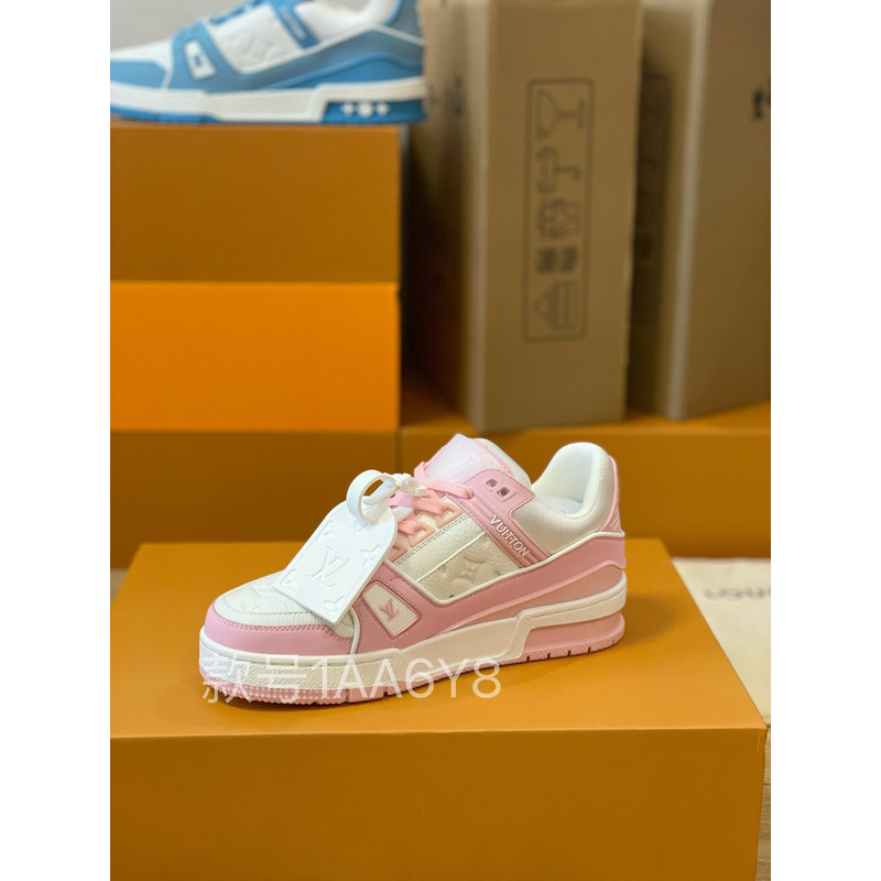 l**is V*t*n trainer sneaker low white pink