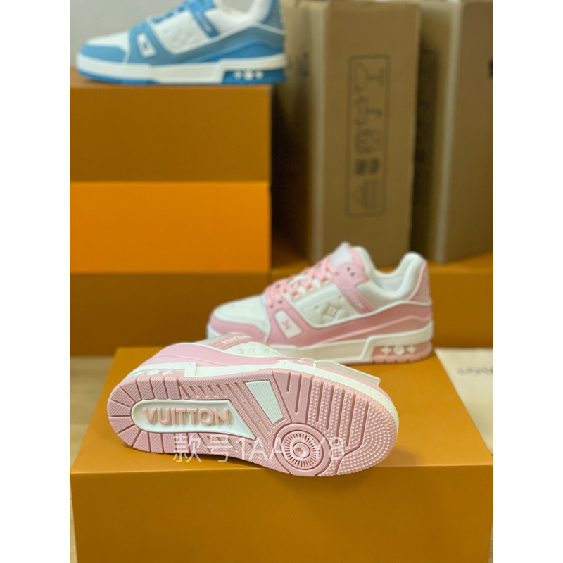 l**is V*t*n trainer sneaker low white pink