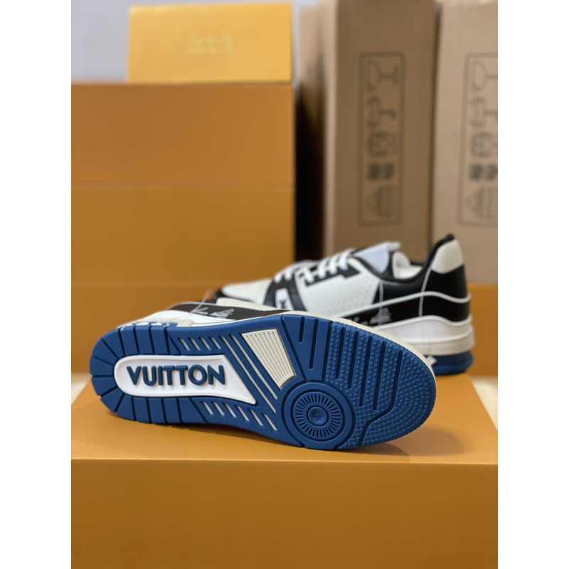 l**is V*t*n trainer sneaker low dark blue white