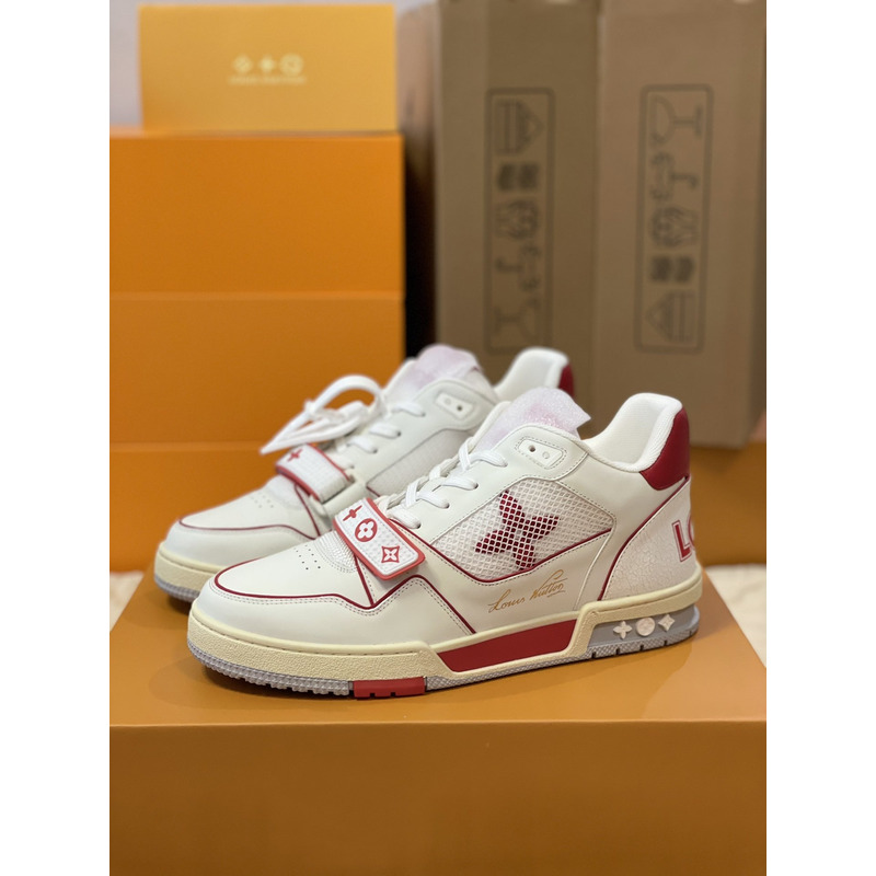 l**is V*t*n trainer sneaker low white red