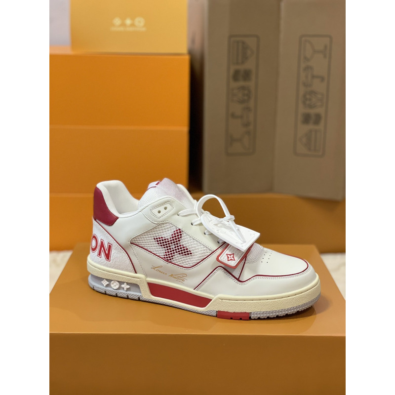 l**is V*t*n trainer sneaker low white red