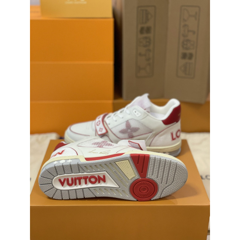 l**is V*t*n trainer sneaker low white red