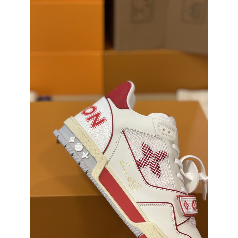 l**is V*t*n trainer sneaker low white red