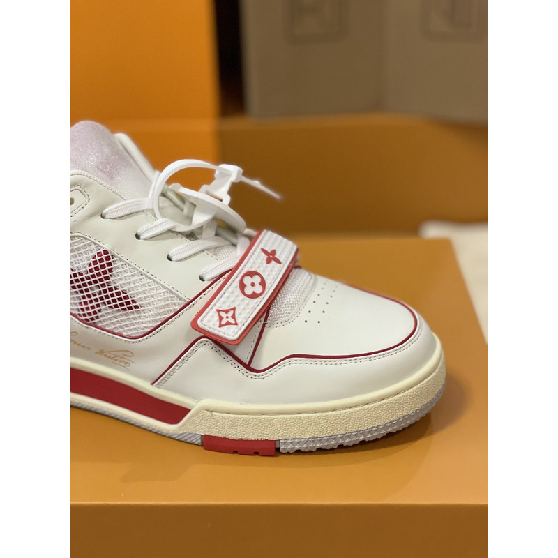 l**is V*t*n trainer sneaker low white red