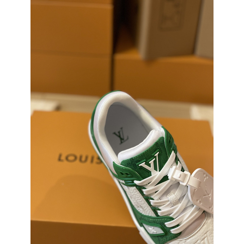 l**is V*t*n trainer sneaker low white green