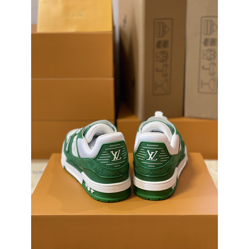 l**is V*t*n trainer sneaker low white green