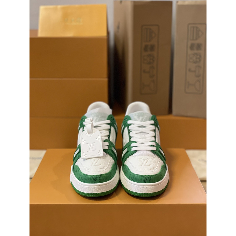 l**is V*t*n trainer sneaker low white green