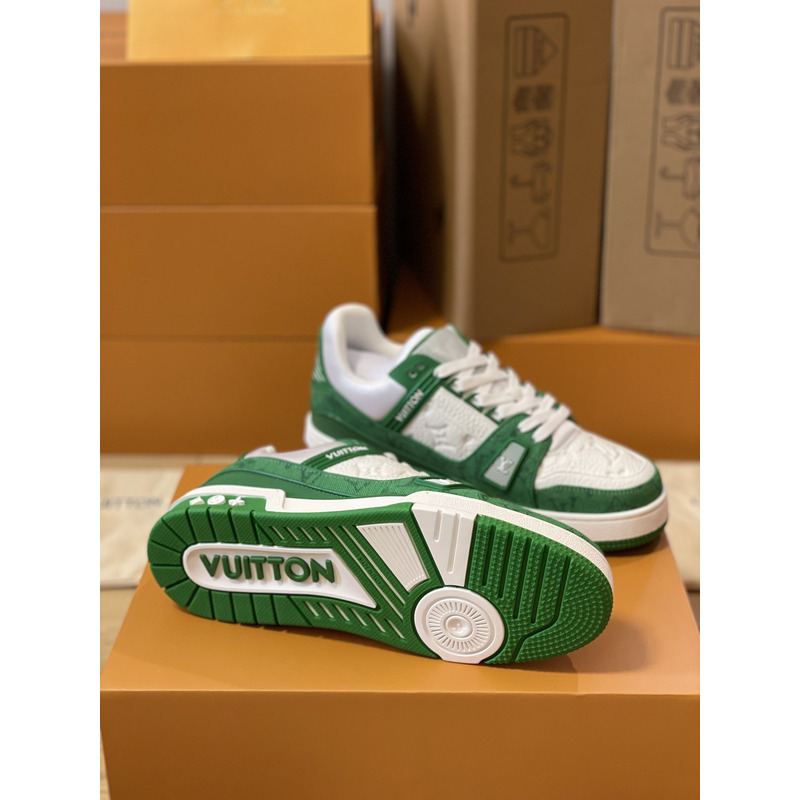 l**is V*t*n trainer sneaker low white green