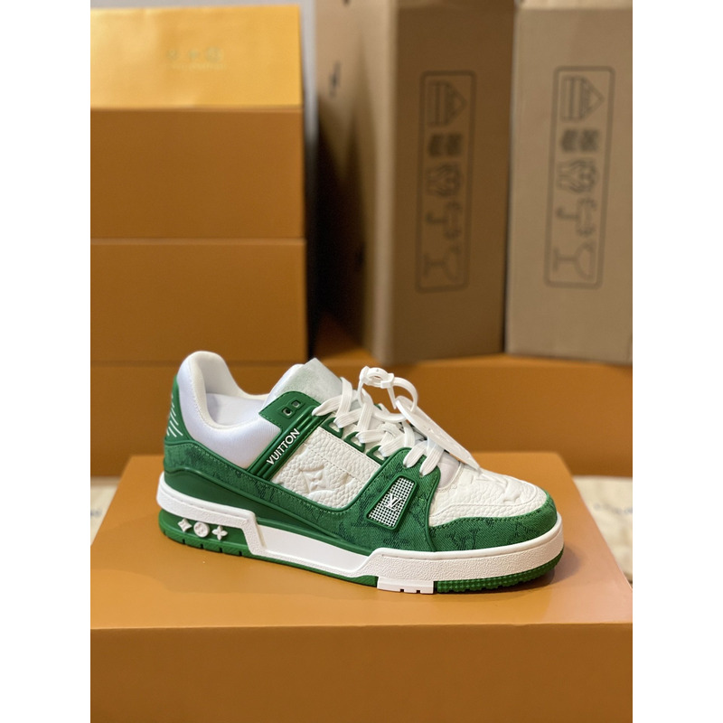 l**is V*t*n trainer sneaker low white green