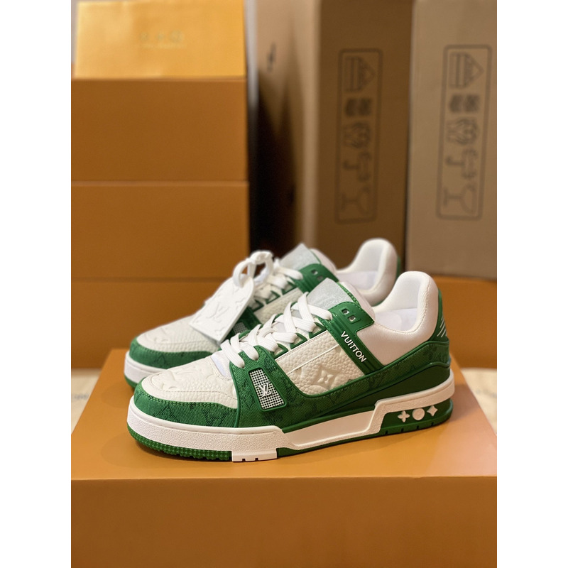 l**is V*t*n trainer sneaker low white green