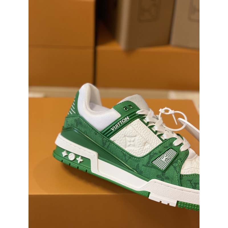 l**is V*t*n trainer sneaker low white green