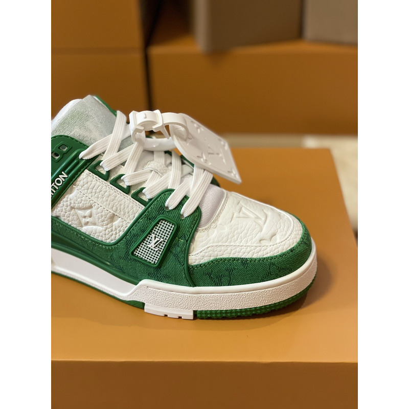 l**is V*t*n trainer sneaker low white green