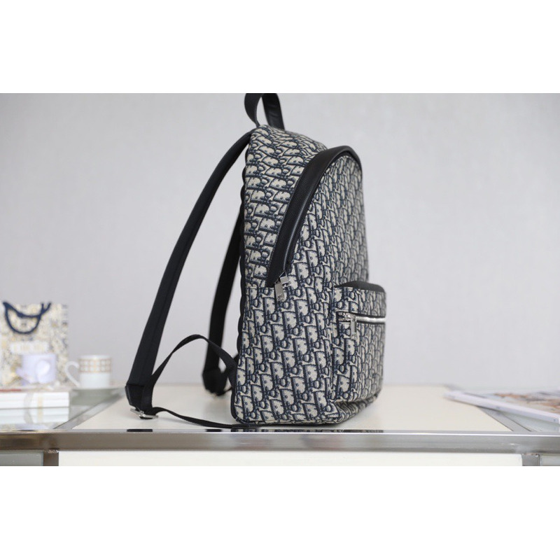 D*or oblique backpack black beige