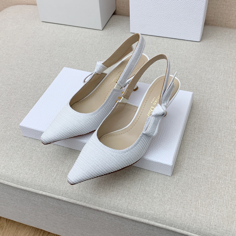 D*or j\''aD*or slingback heels white 4.5cm