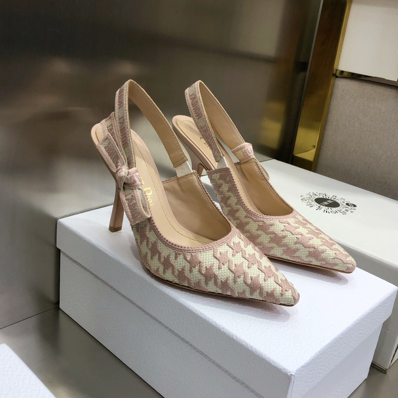 D*or j''aD*or slingback heels pink beige