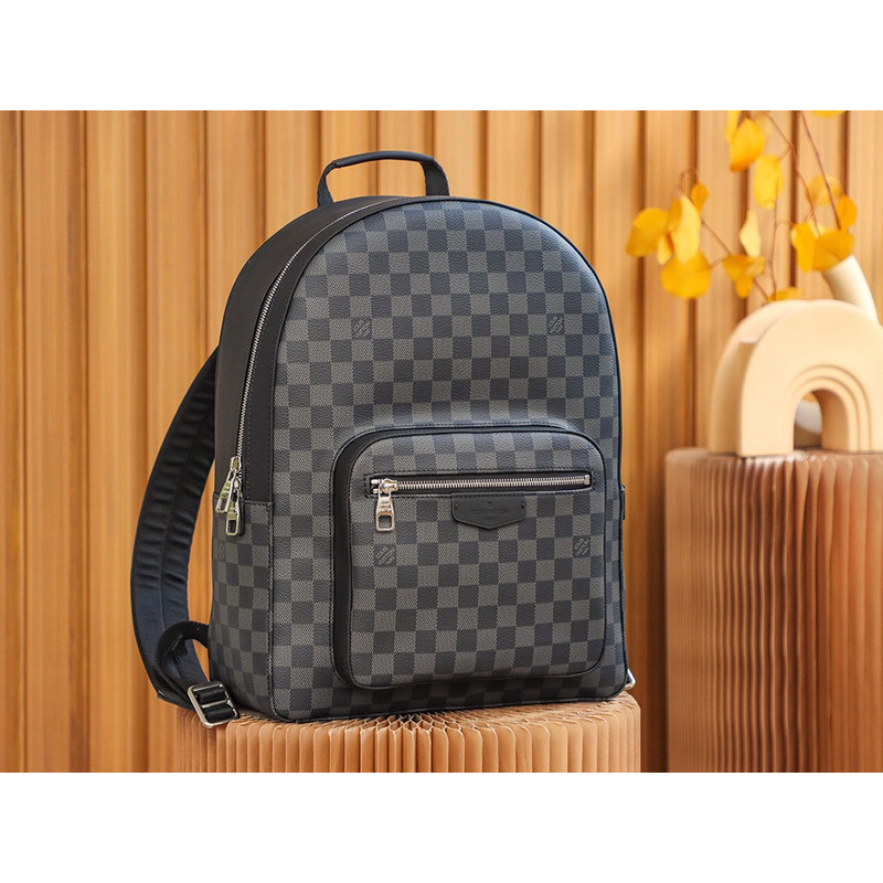 l**is V*t*n damier graphite canvas josh backpack