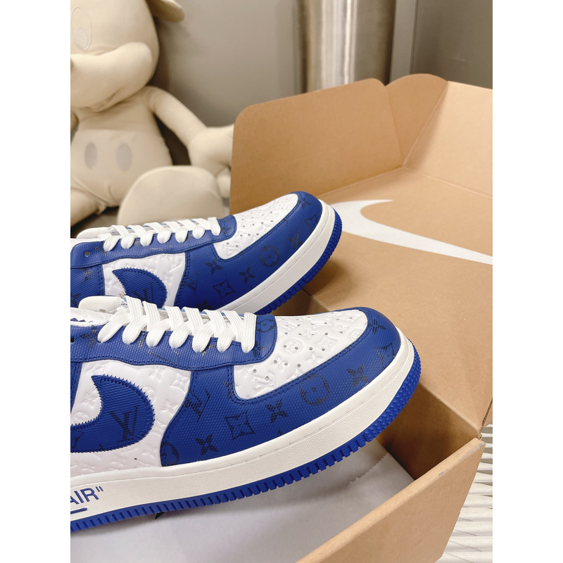 l**is V*t*n x nike air force 1 navy blue