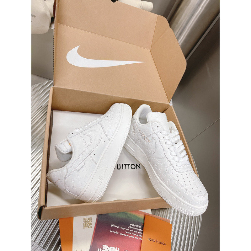 l**is V*t*n x nike air force 1 white