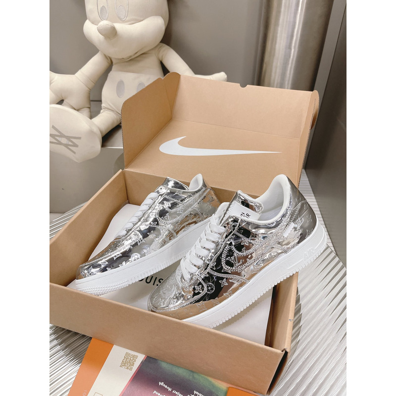 l**is V*t*n x nike air force 1  drop1 met silver