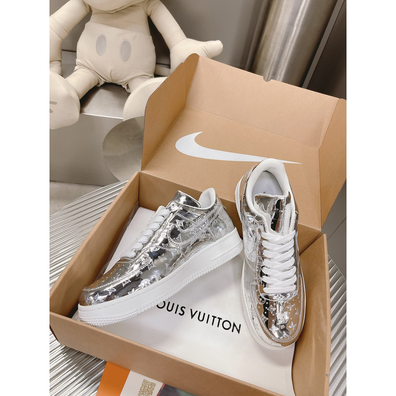 l**is V*t*n x nike air force 1  drop1 met silver