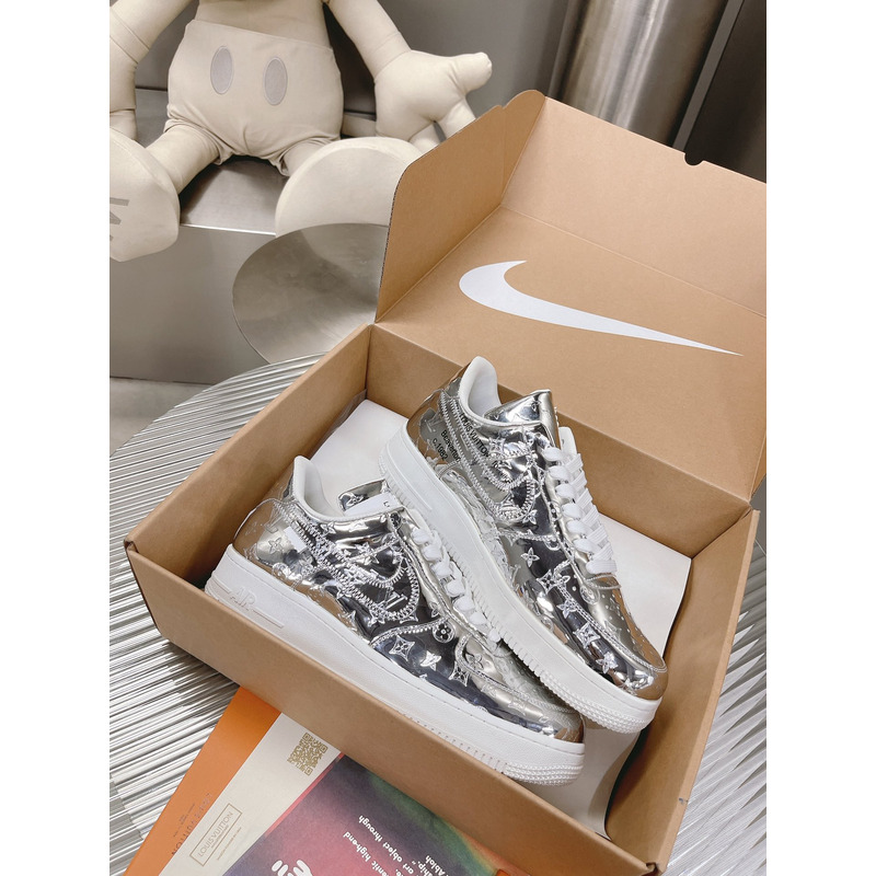 l**is V*t*n x nike air force 1  drop1 met silver