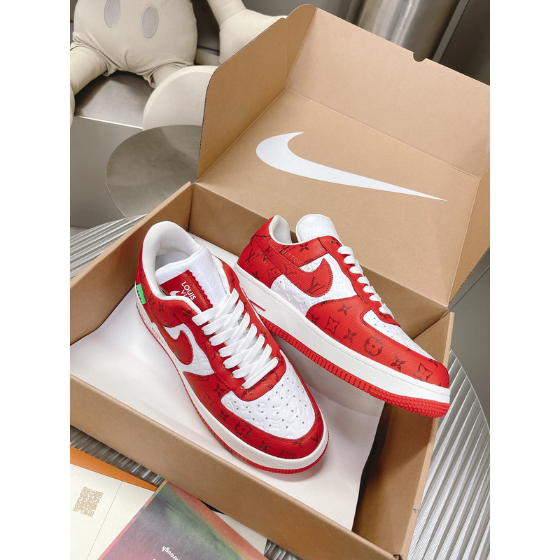 l**is V*t*n x off-white x nike air force 1 low red