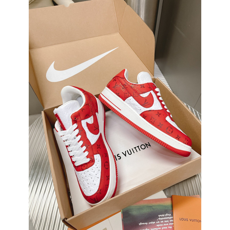 l**is V*t*n x off-white x nike air force 1 low red