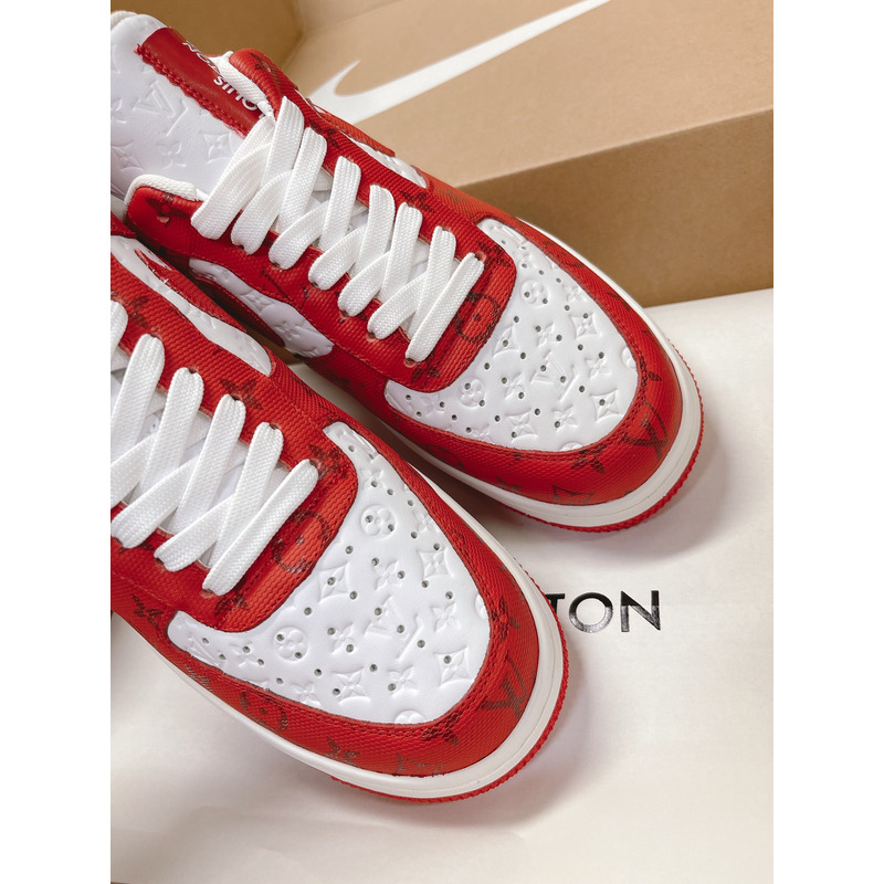 l**is V*t*n x off-white x nike air force 1 low red