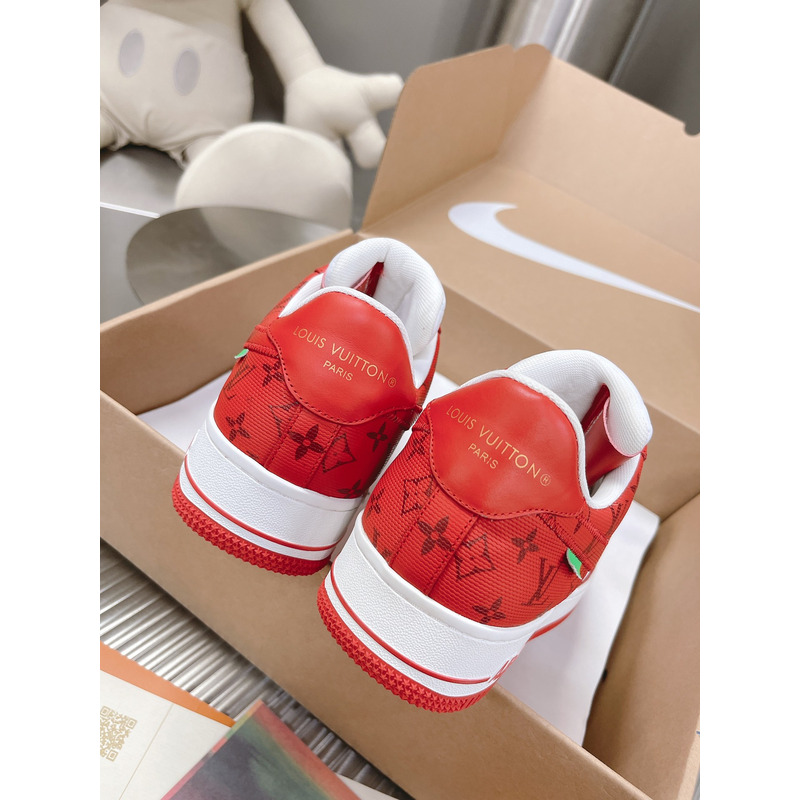 l**is V*t*n x off-white x nike air force 1 low red