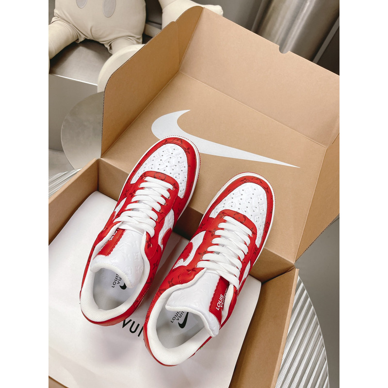 l**is V*t*n x off-white x nike air force 1 low red