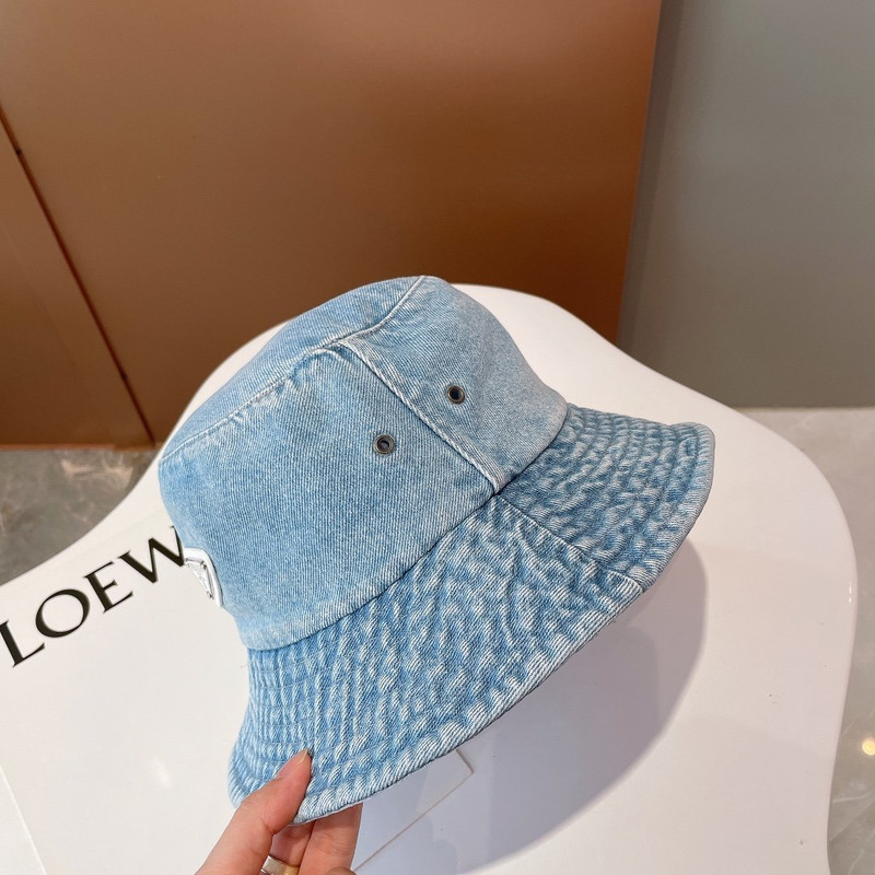 Pra*a denim bucket hat blue