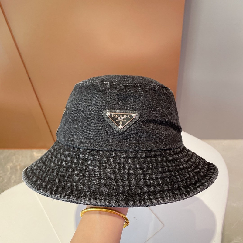 Pra*a denim bucket hat navy